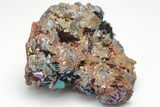 Lustrous, Iridescent Hematite Crystal Cluster - Italy #207086-1